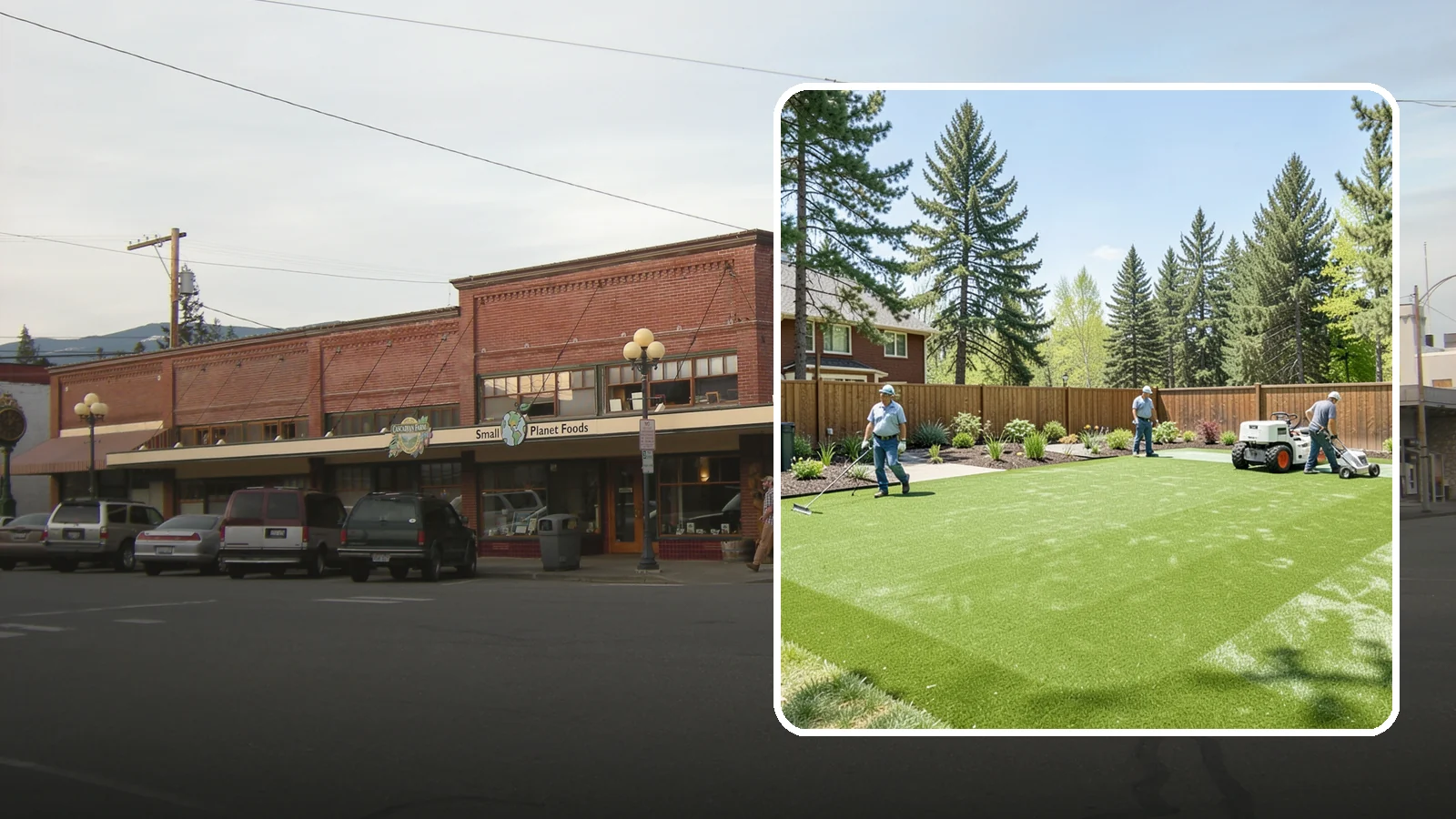 Playground Turf Installation in Sedro-Woolley, Skagit County, WA - Safe, cushioned playground turf with impact padding for a soft, clean, all-weather play surface.
