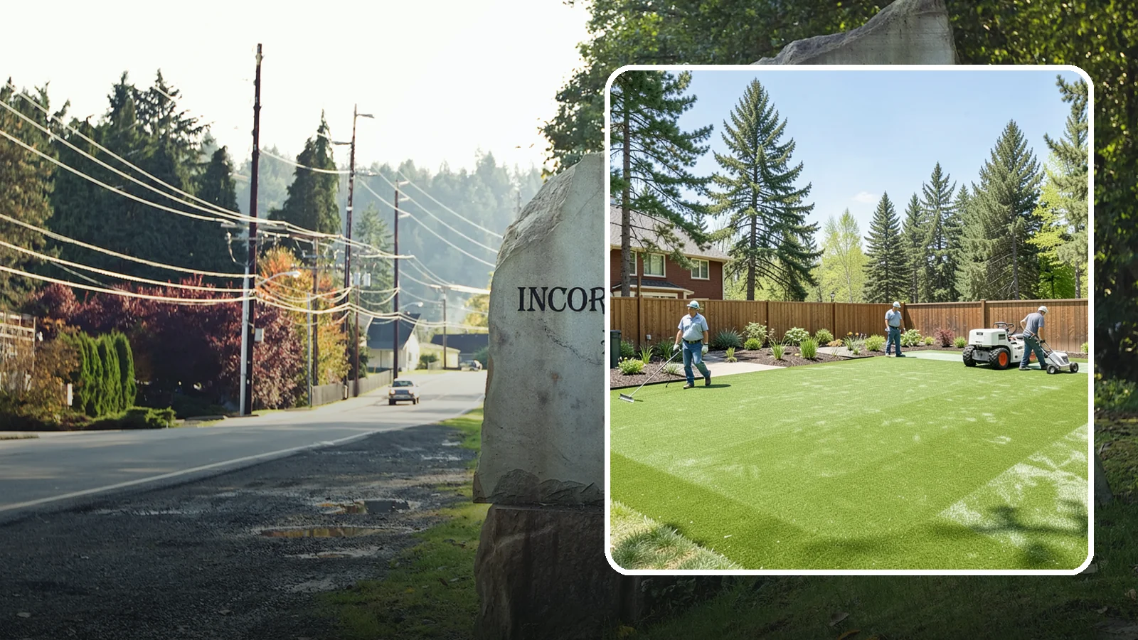 Playground Turf Installation in Wilkeson, Pierce County, WA - Safe, cushioned playground turf with impact padding for a soft, clean, all-weather play surface.