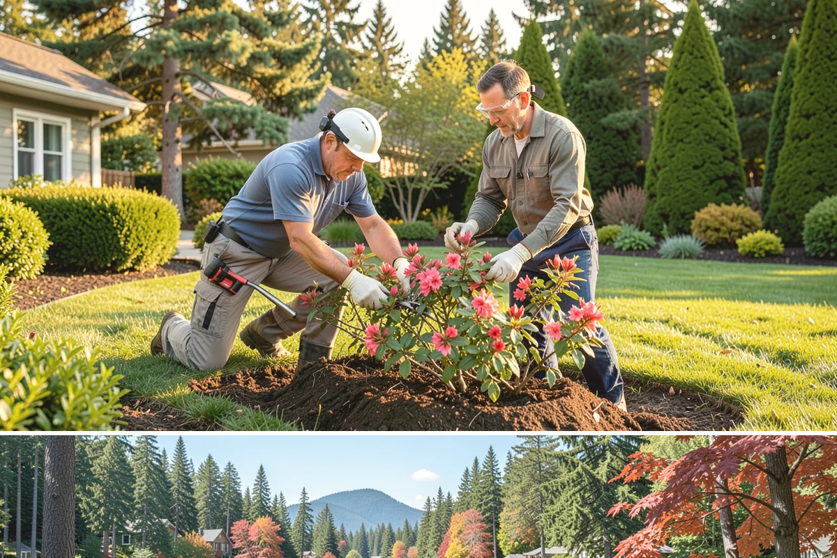 Plum Tree Pruning in Covington, King County, WA - Best pruned in summer to reduce silver leaf and disease risk.