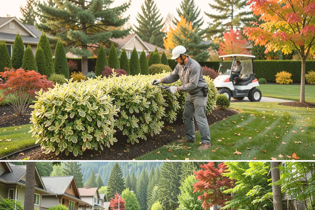Plum Tree Pruning in Darrington, Snohomish County, WA - Best pruned in summer to reduce silver leaf and disease risk.