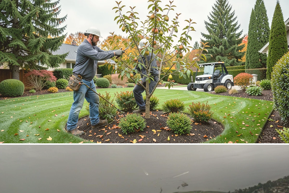 Plum Tree Pruning in Des Moines, King County, WA - Best pruned in summer to reduce silver leaf and disease risk.