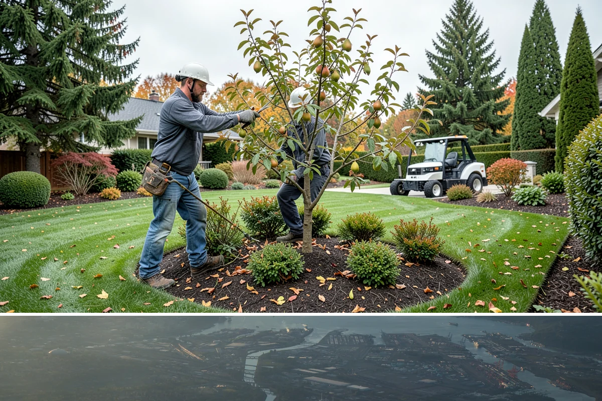 Plum Tree Pruning in Fife, Pierce County, WA - Best pruned in summer to reduce silver leaf and disease risk.