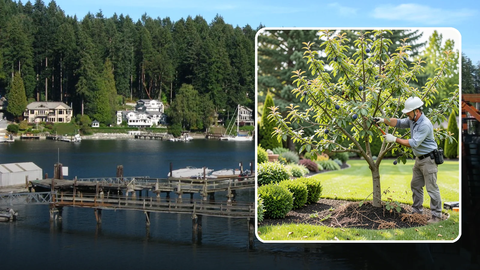 Plum Tree Pruning in Gig Harbor, Pierce County, WA - Careful, disease-conscious pruning for plum trees that supports health and fruit.