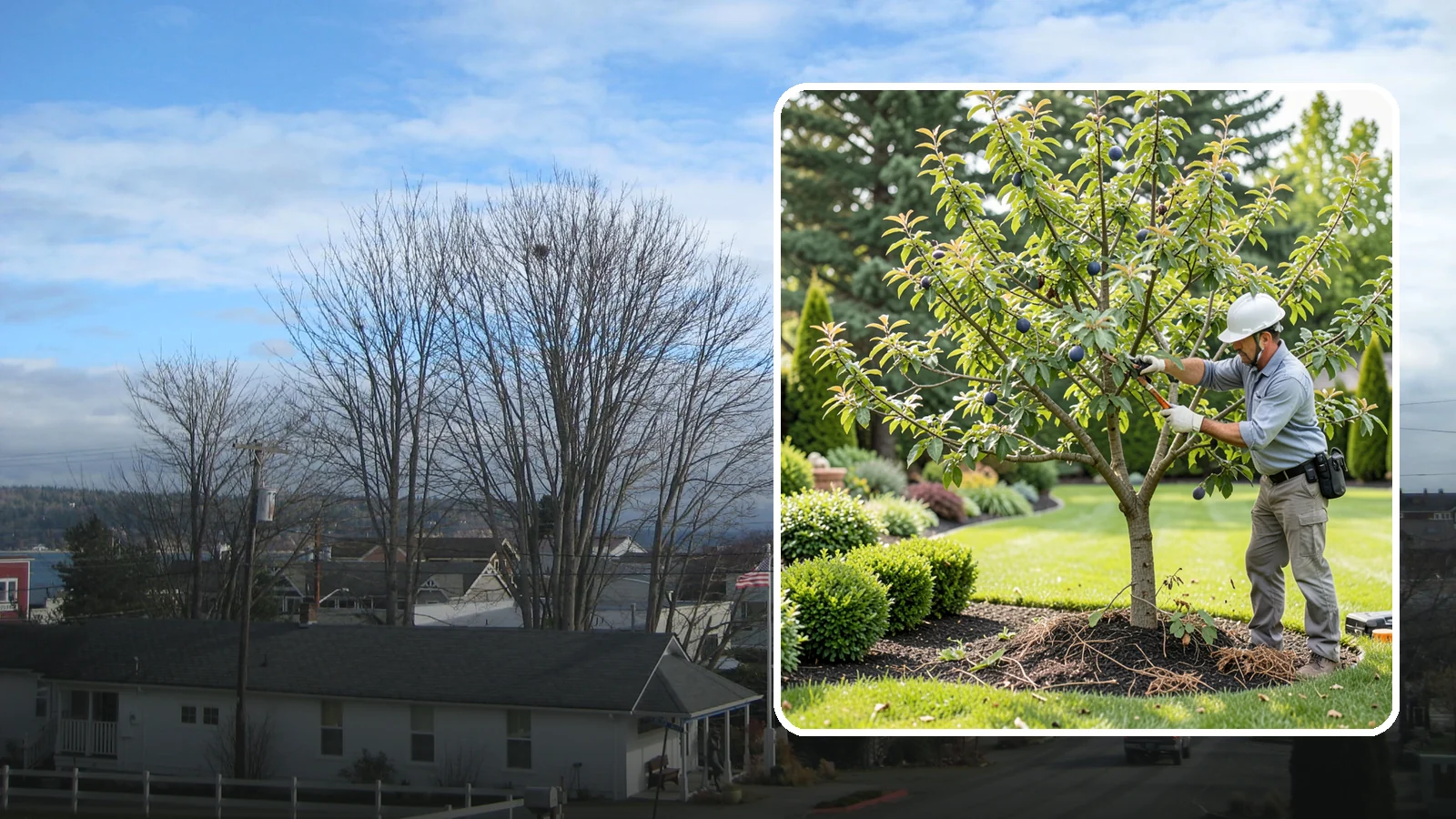 Plum Tree Pruning in Langley, Island County, WA - Careful, disease-conscious pruning for plum trees that supports health and fruit.