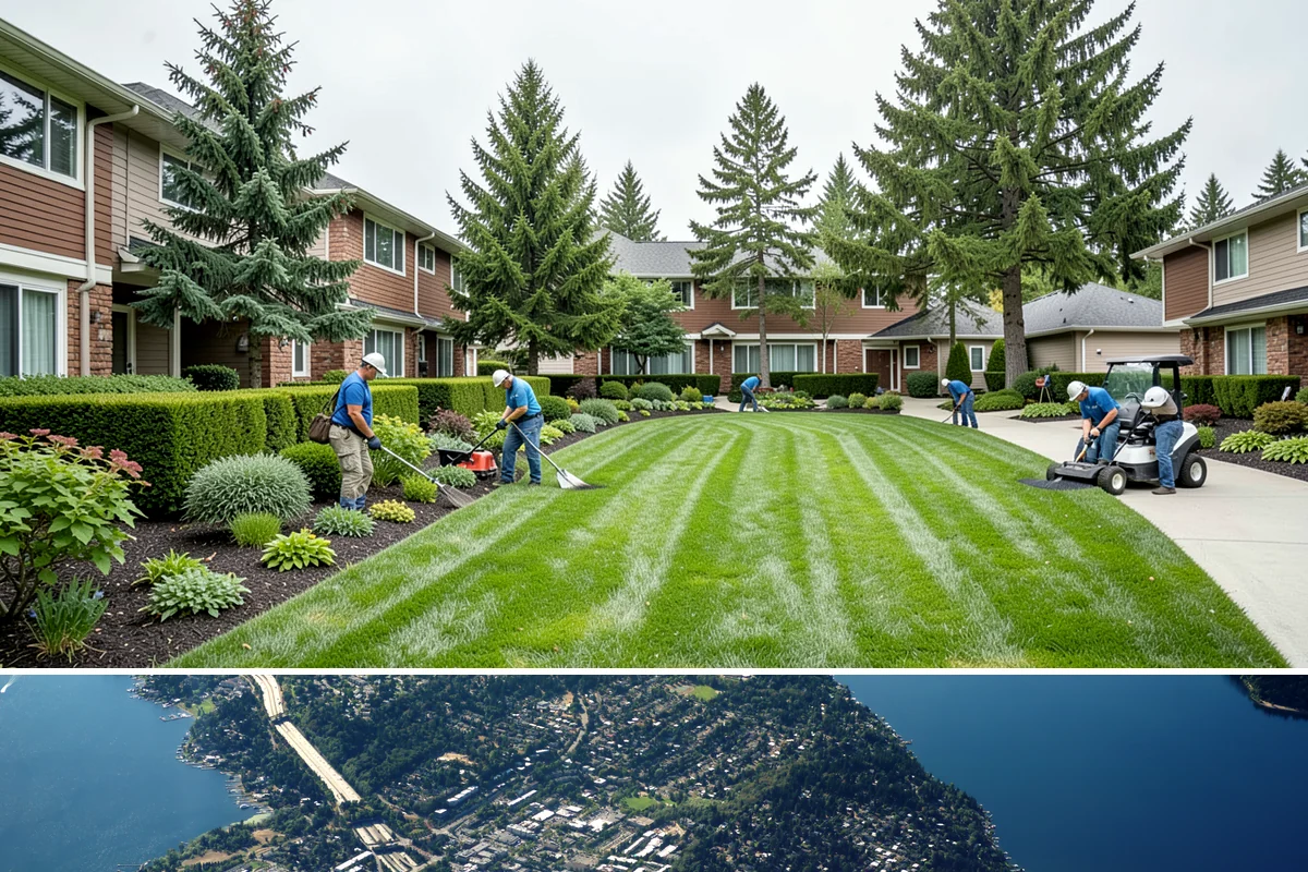 Plum Tree Pruning in Mercer Island, King County, WA - Best pruned in summer to reduce silver leaf and disease risk.
