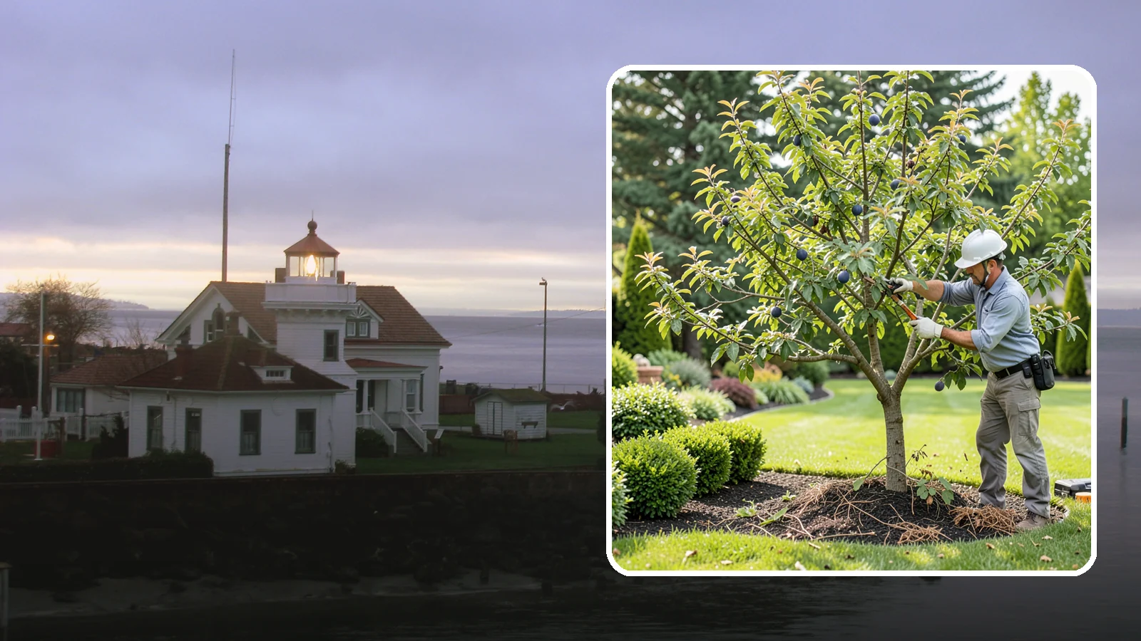 Plum Tree Pruning in Mukilteo, Snohomish County, WA - Careful, disease-conscious pruning for plum trees that supports health and fruit.