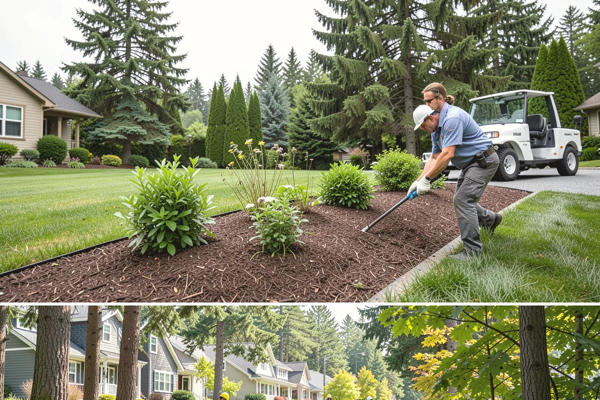Plum Tree Pruning in Normandy Park, King County, WA - Best pruned in summer to reduce silver leaf and disease risk.