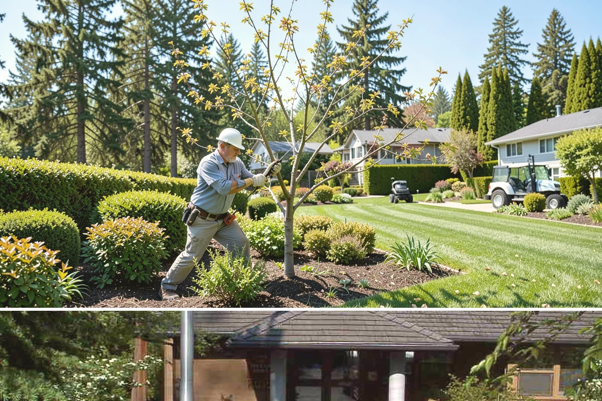 Plum Tree Pruning in Yarrow Point, King County, WA - Best pruned in summer to reduce silver leaf and disease risk.