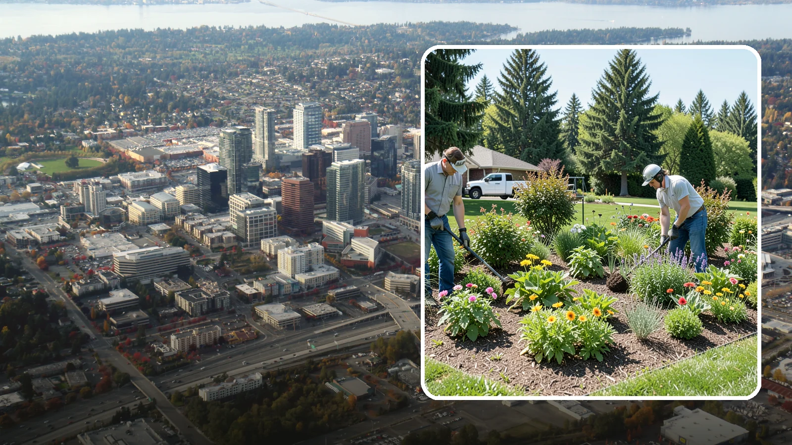Pollinator Garden Installation in Bellevue, King County, WA - Nectar-rich gardens designed to attract and support bees, butterflies, and hummingbirds.