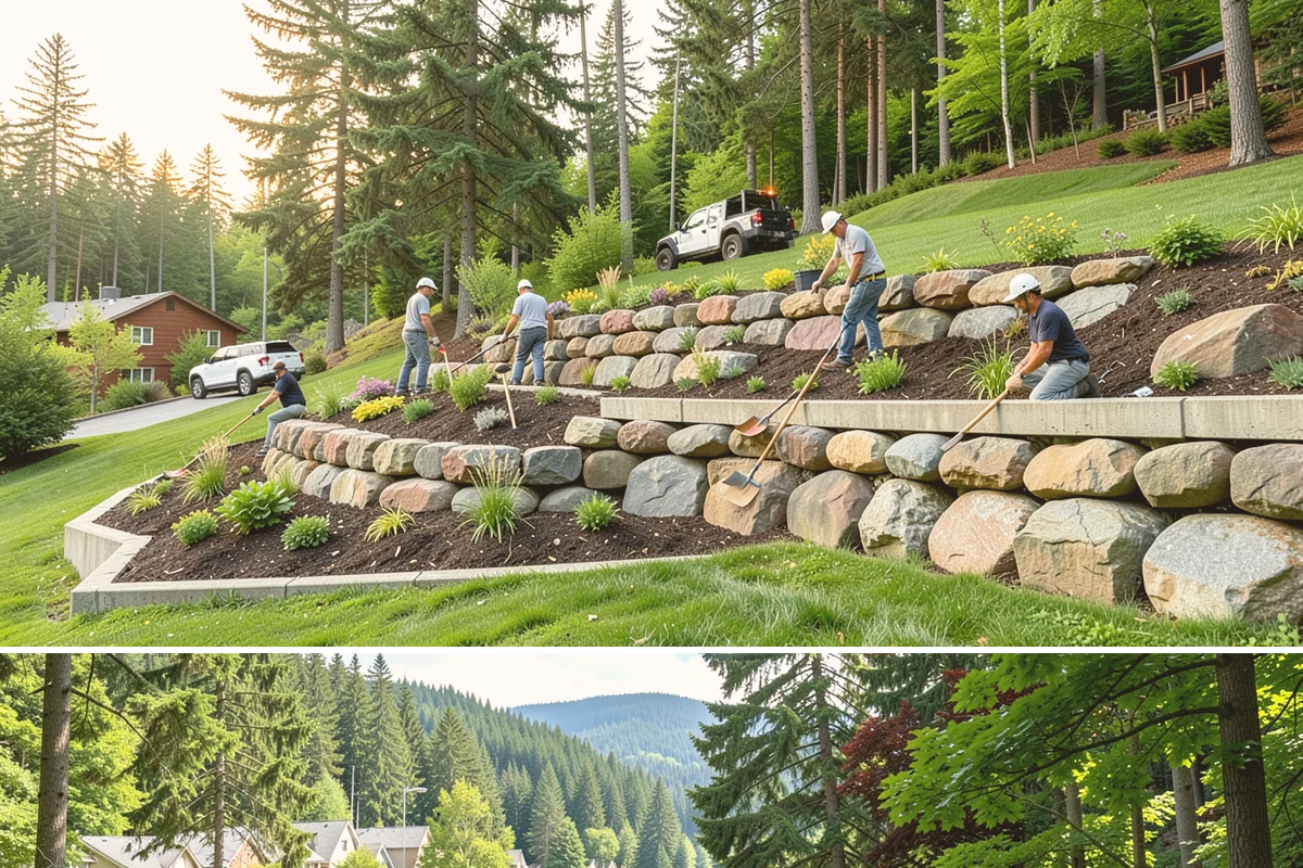 Pollinator Garden Installation in Lake Forest Park, King County, WA - Best planted in spring or fall