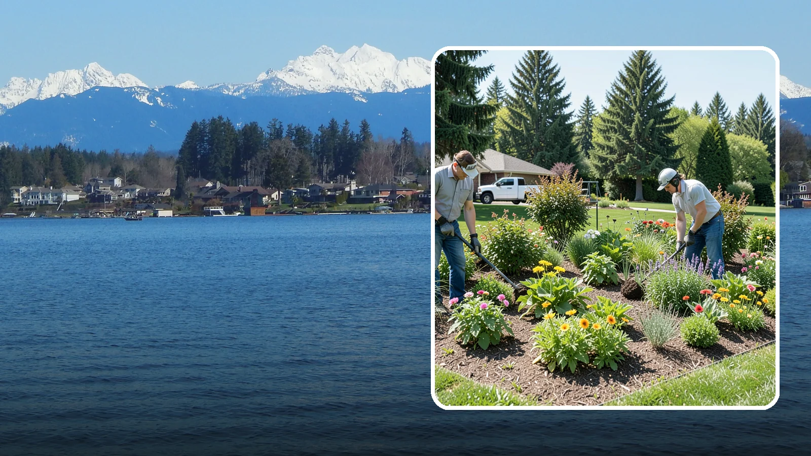 Pollinator Garden Installation in Lake Stevens, Snohomish County, WA - Nectar-rich gardens designed to attract and support bees, butterflies, and hummingbirds.