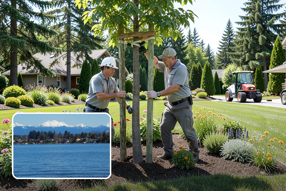 Pollinator Garden Installation in Lake Stevens, Snohomish County, WA - Attracts bees, butterflies, and hummingbirds