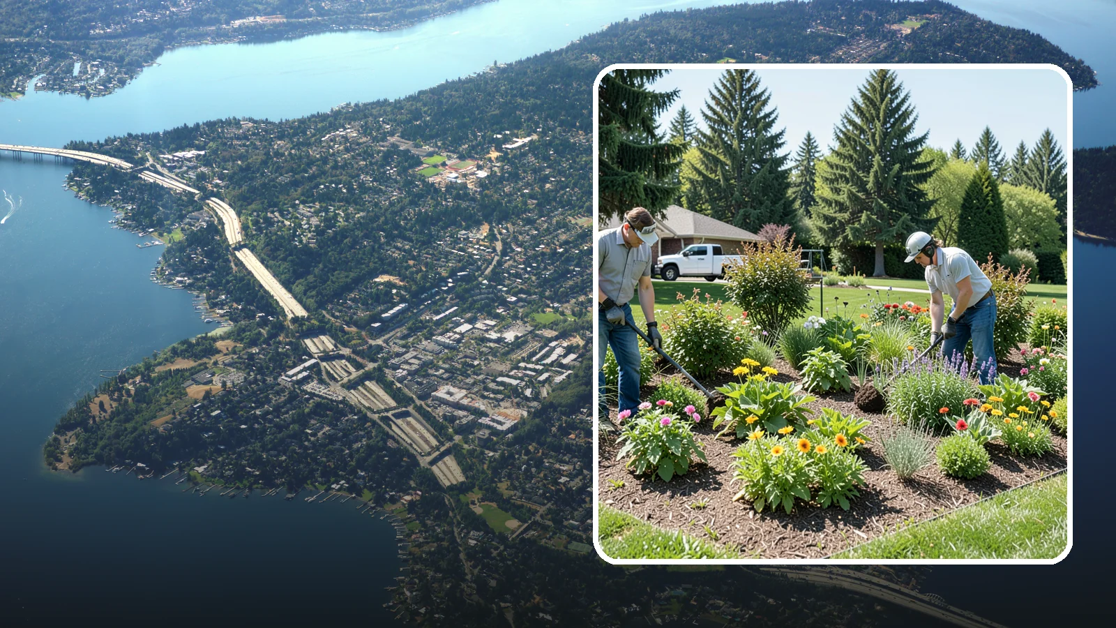 Pollinator Garden Installation in Mercer Island, King County, WA - Nectar-rich gardens designed to attract and support bees, butterflies, and hummingbirds.