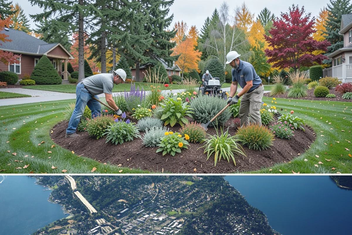 Pollinator Garden Installation in Mercer Island, King County, WA - Best planted in spring or fall