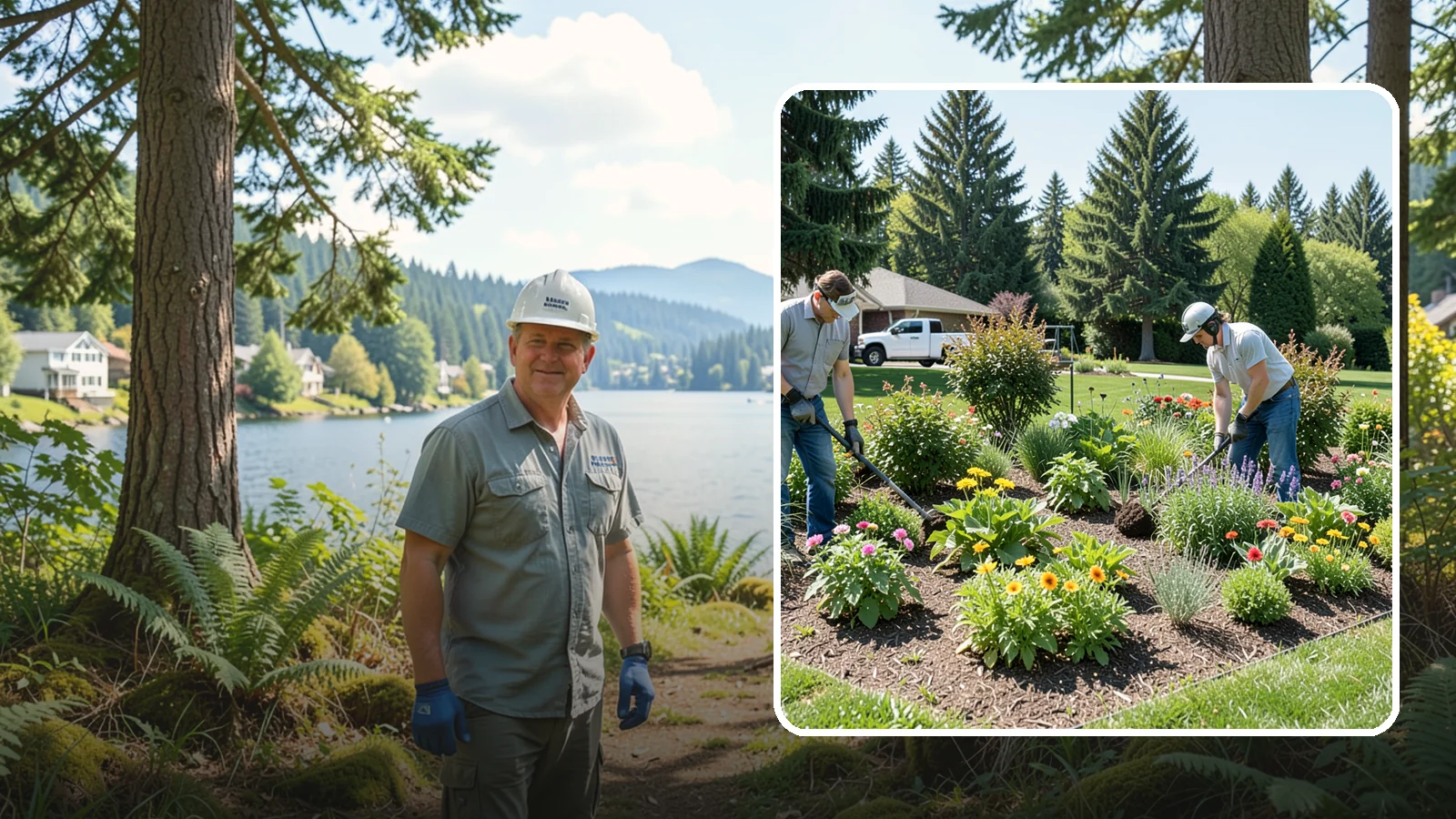 Pollinator Garden Installation in Milton, King County, WA - Nectar-rich gardens designed to attract and support bees, butterflies, and hummingbirds.