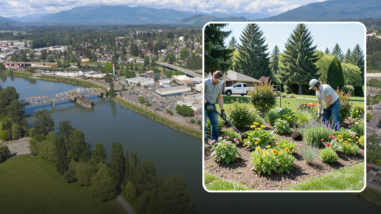 Pollinator Garden Installation in Mount Vernon, Skagit County, WA - Nectar-rich gardens designed to attract and support bees, butterflies, and hummingbirds.