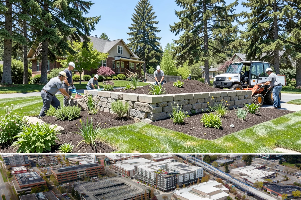 Pollinator Garden Installation in Redmond, King County, WA - Best planted in spring or fall