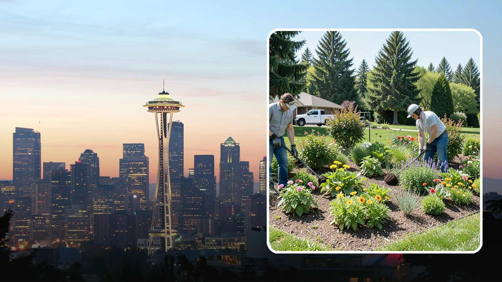 Pollinator Garden Installation in Seattle, King County, WA - Nectar-rich gardens designed to attract and support bees, butterflies, and hummingbirds.