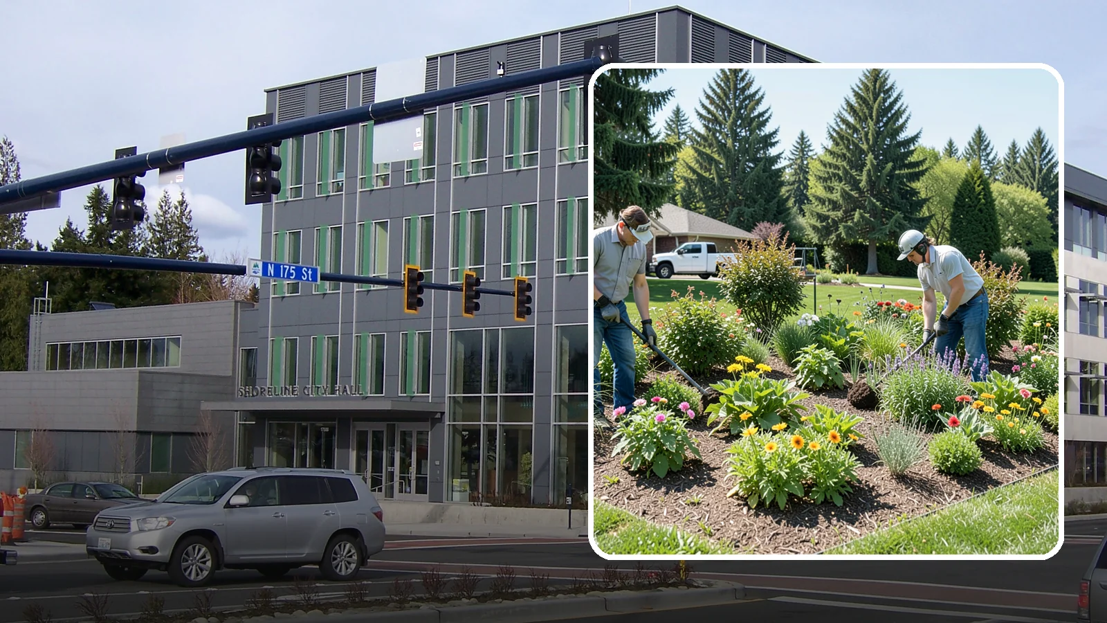 Pollinator Garden Installation in Shoreline, King County, WA - Nectar-rich gardens designed to attract and support bees, butterflies, and hummingbirds.