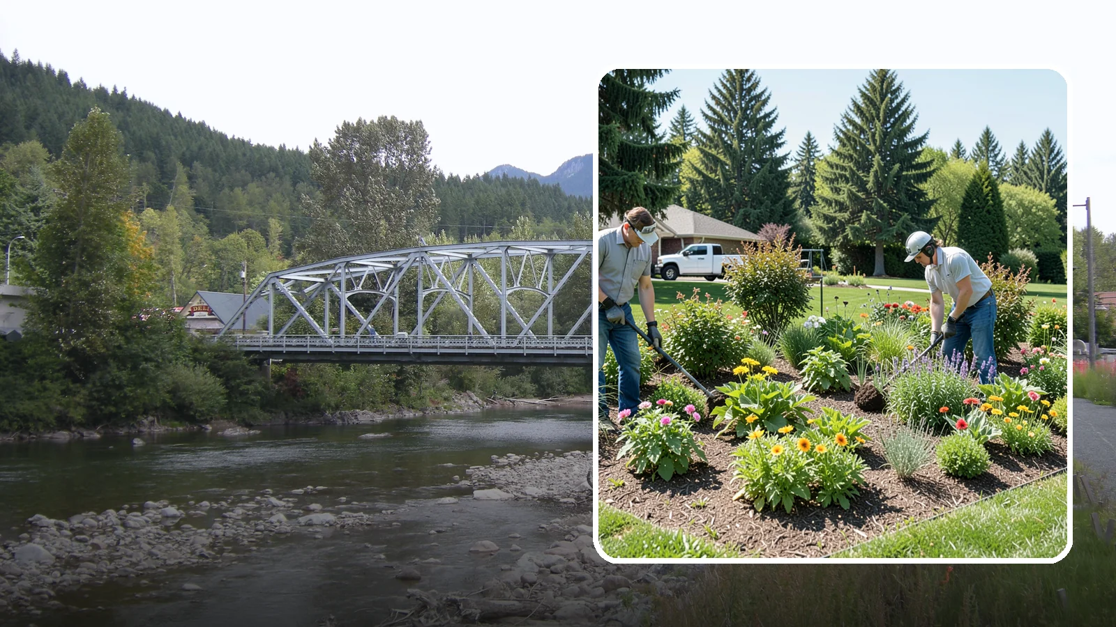 Pollinator Garden Installation in Skykomish, King County, WA - Nectar-rich gardens designed to attract and support bees, butterflies, and hummingbirds.