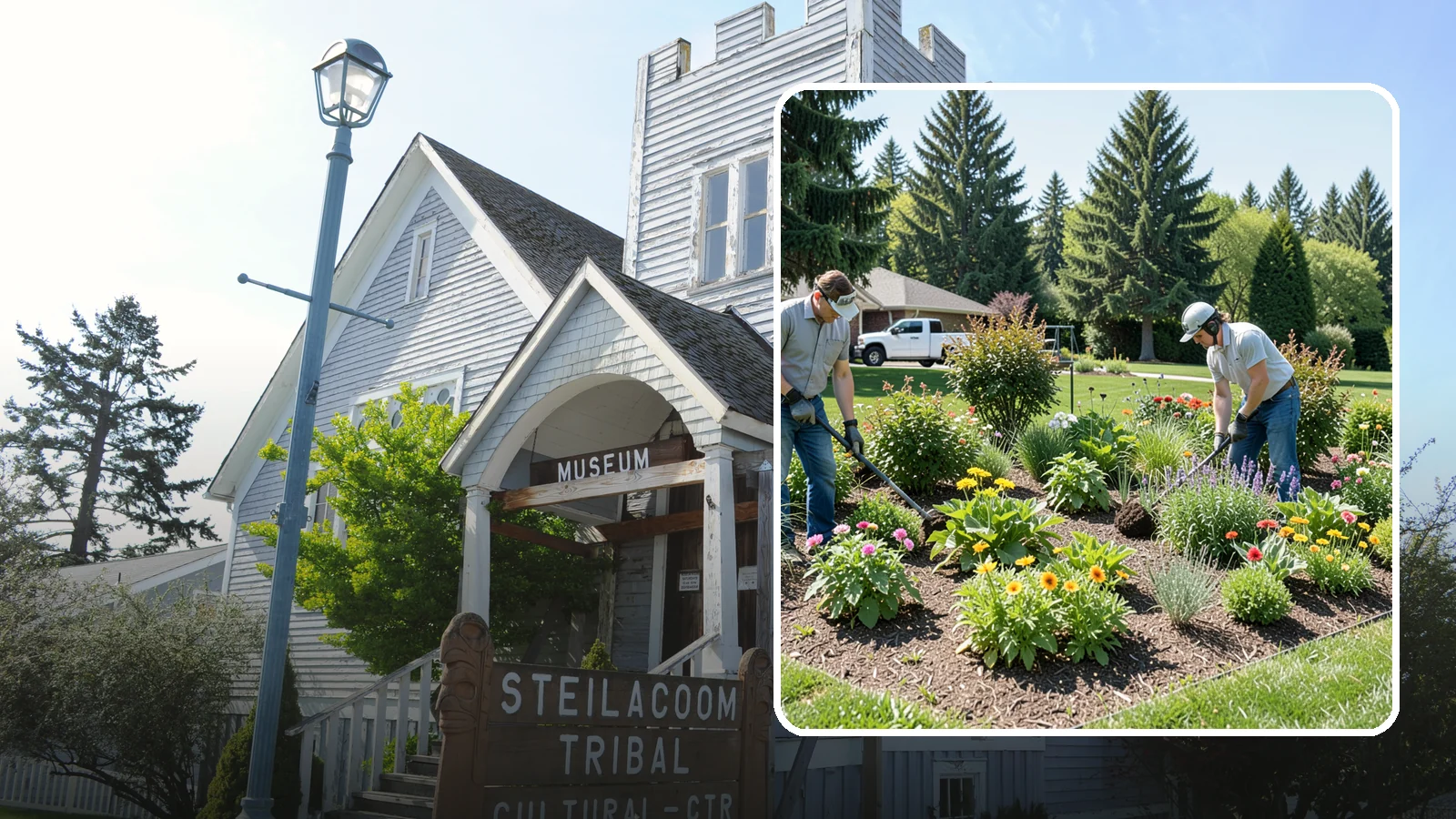 Pollinator Garden Installation in Steilacoom, Pierce County, WA - Nectar-rich gardens designed to attract and support bees, butterflies, and hummingbirds.