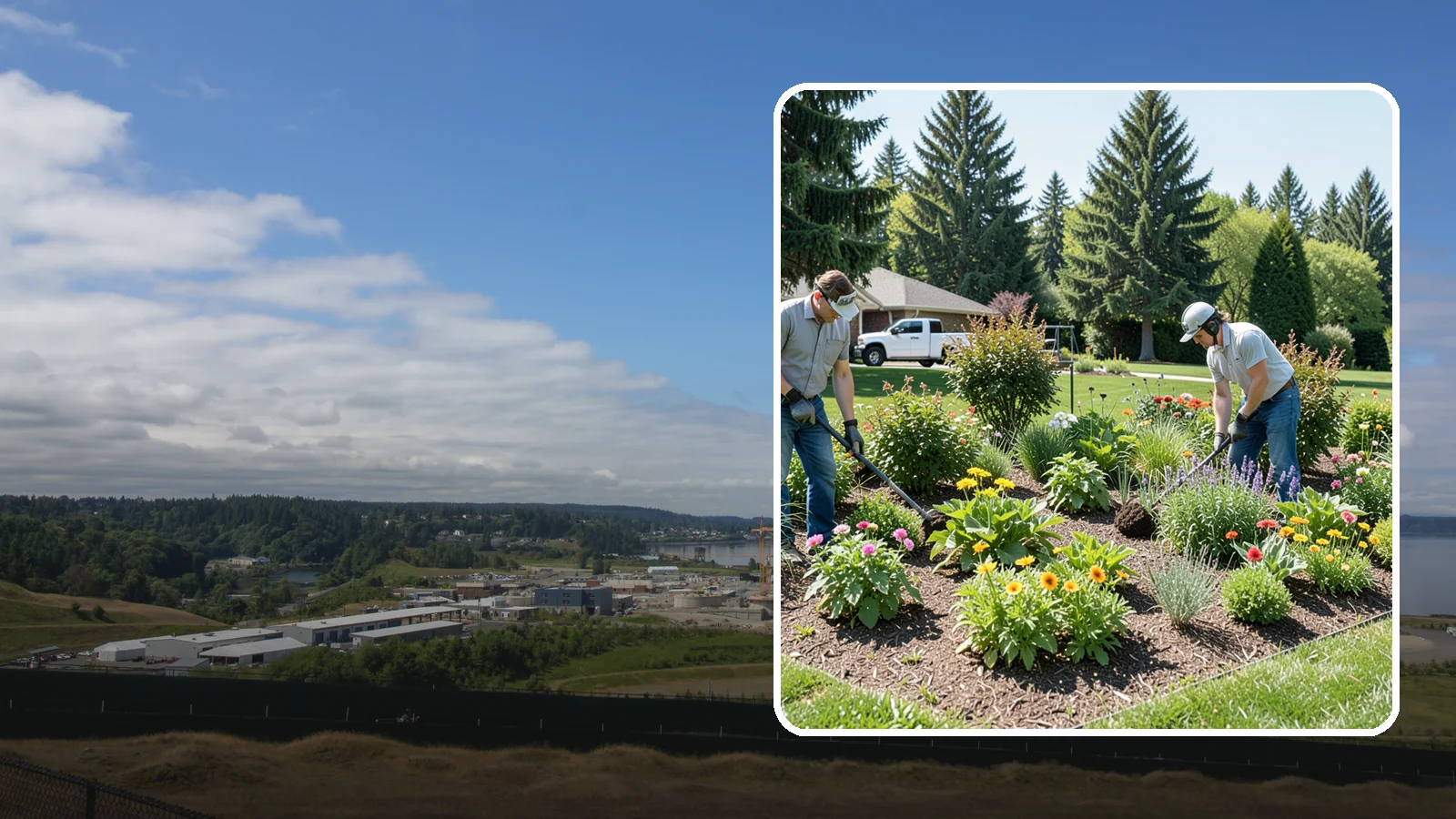 Pollinator Garden Installation in University Place, Pierce County, WA - Nectar-rich gardens designed to attract and support bees, butterflies, and hummingbirds.