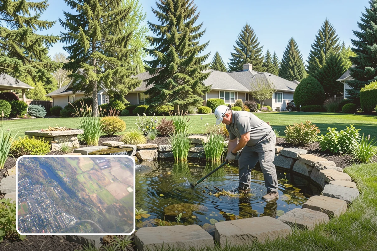 Pond Cleaning in Algona, King County, WA - Restores clear, healthy water