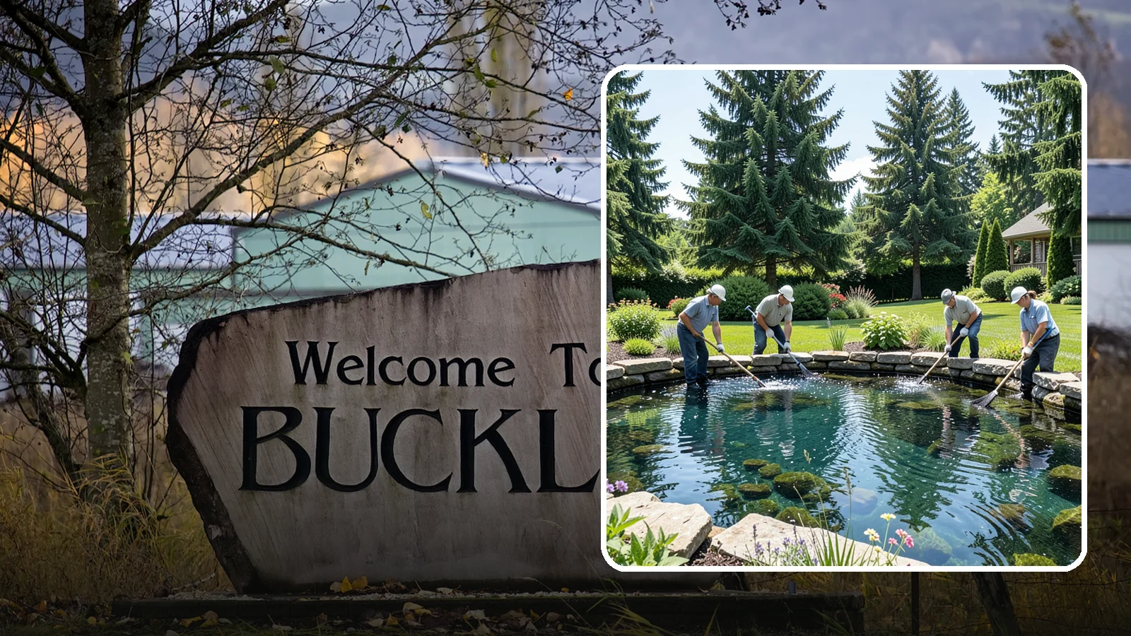Pond Cleaning in Buckley, Pierce County, WA - Deep pond cleanouts that remove muck, algae, and debris to restore clear, healthy water.