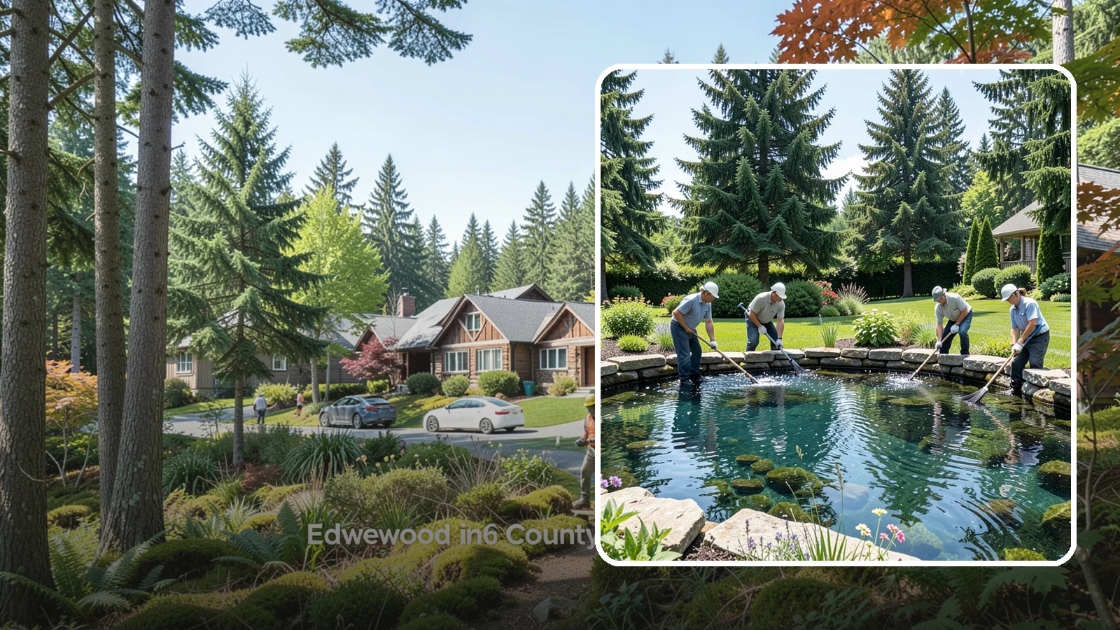Pond Cleaning in Edgewood, Pierce County, WA - Deep pond cleanouts that remove muck, algae, and debris to restore clear, healthy water.