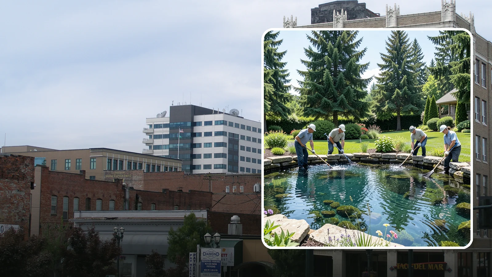 Pond Cleaning in Everett, Snohomish County, WA - Deep pond cleanouts that remove muck, algae, and debris to restore clear, healthy water.