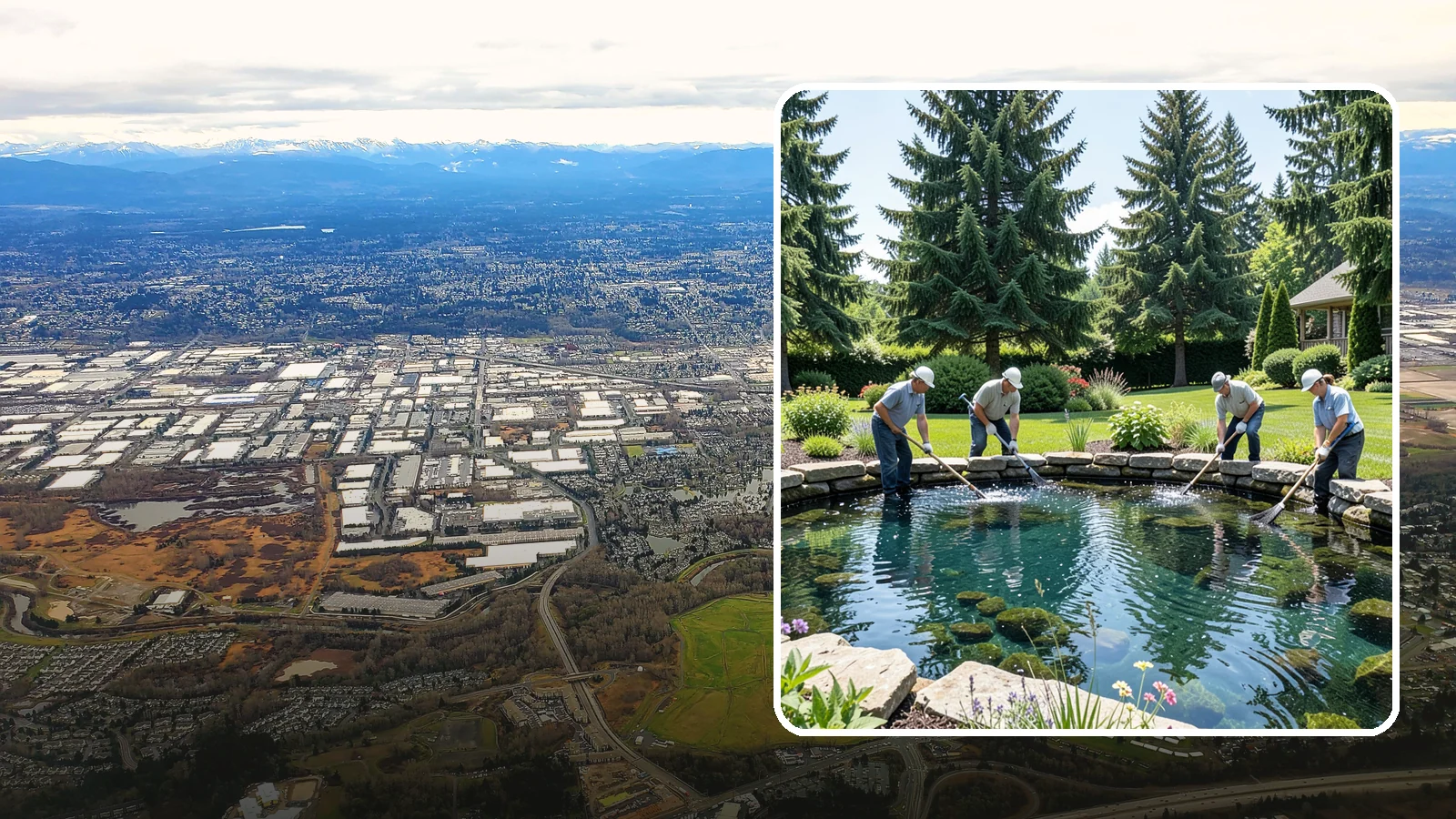 Pond Cleaning in Kent, King County, WA - Deep pond cleanouts that remove muck, algae, and debris to restore clear, healthy water.