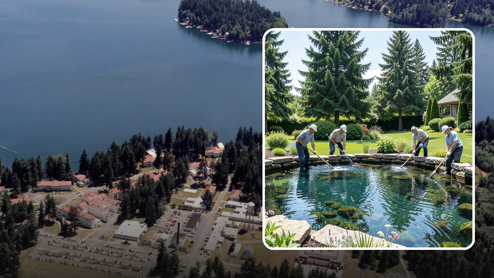 Pond Cleaning in Lakewood, Pierce County, WA - Deep pond cleanouts that remove muck, algae, and debris to restore clear, healthy water.