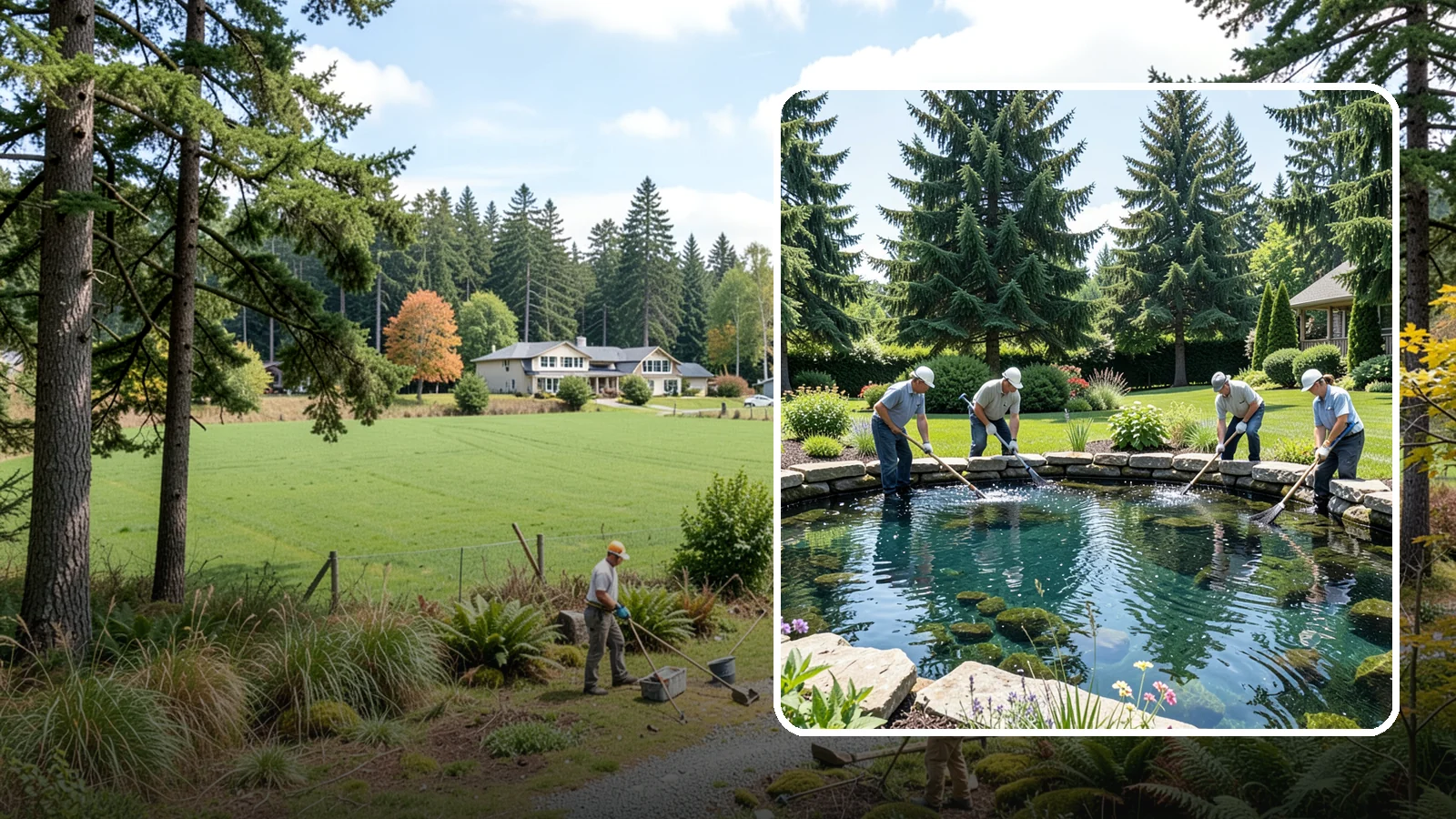 Pond Cleaning in Lyman, Skagit County, WA - Deep pond cleanouts that remove muck, algae, and debris to restore clear, healthy water.
