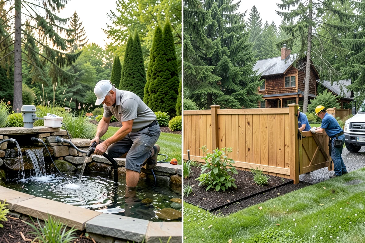 Pond Cleaning in Maple Valley, King County, WA - Drain the pond and relocate fish safely