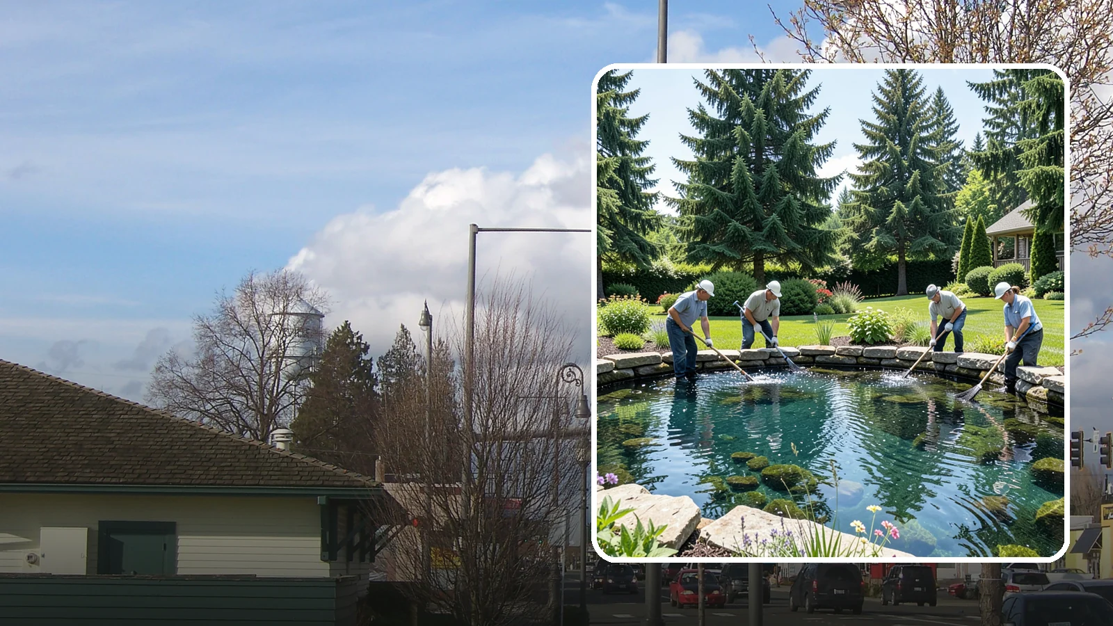 Pond Cleaning in Marysville, Snohomish County, WA - Deep pond cleanouts that remove muck, algae, and debris to restore clear, healthy water.