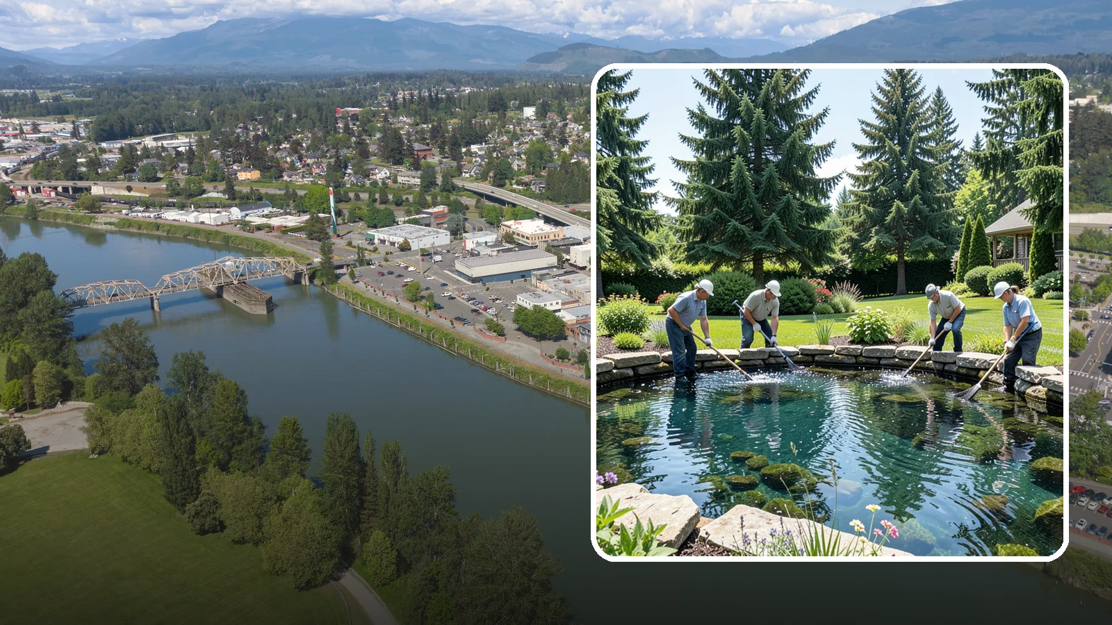 Pond Cleaning in Mount Vernon, Skagit County, WA - Deep pond cleanouts that remove muck, algae, and debris to restore clear, healthy water.