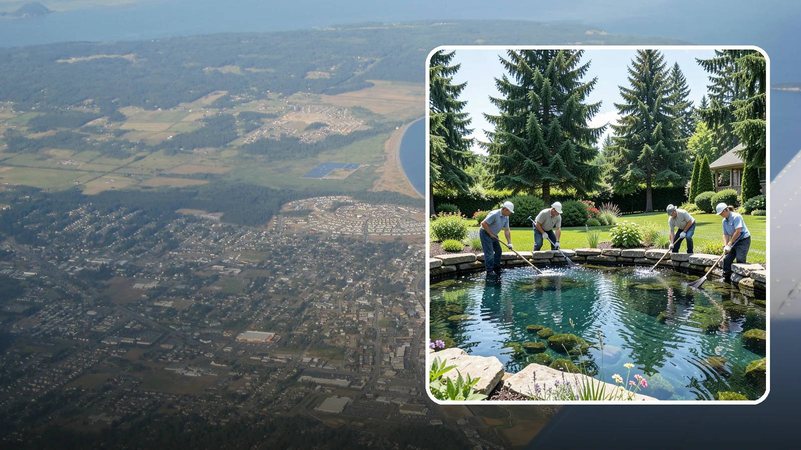 Pond Cleaning in Oak Harbor, Island County, WA - Deep pond cleanouts that remove muck, algae, and debris to restore clear, healthy water.