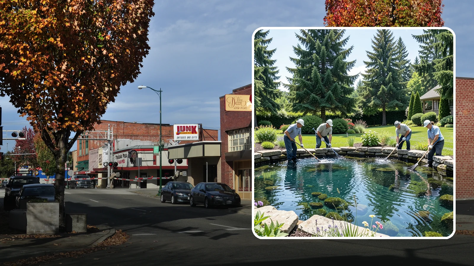 Pond Cleaning in Puyallup, Pierce County, WA - Deep pond cleanouts that remove muck, algae, and debris to restore clear, healthy water.