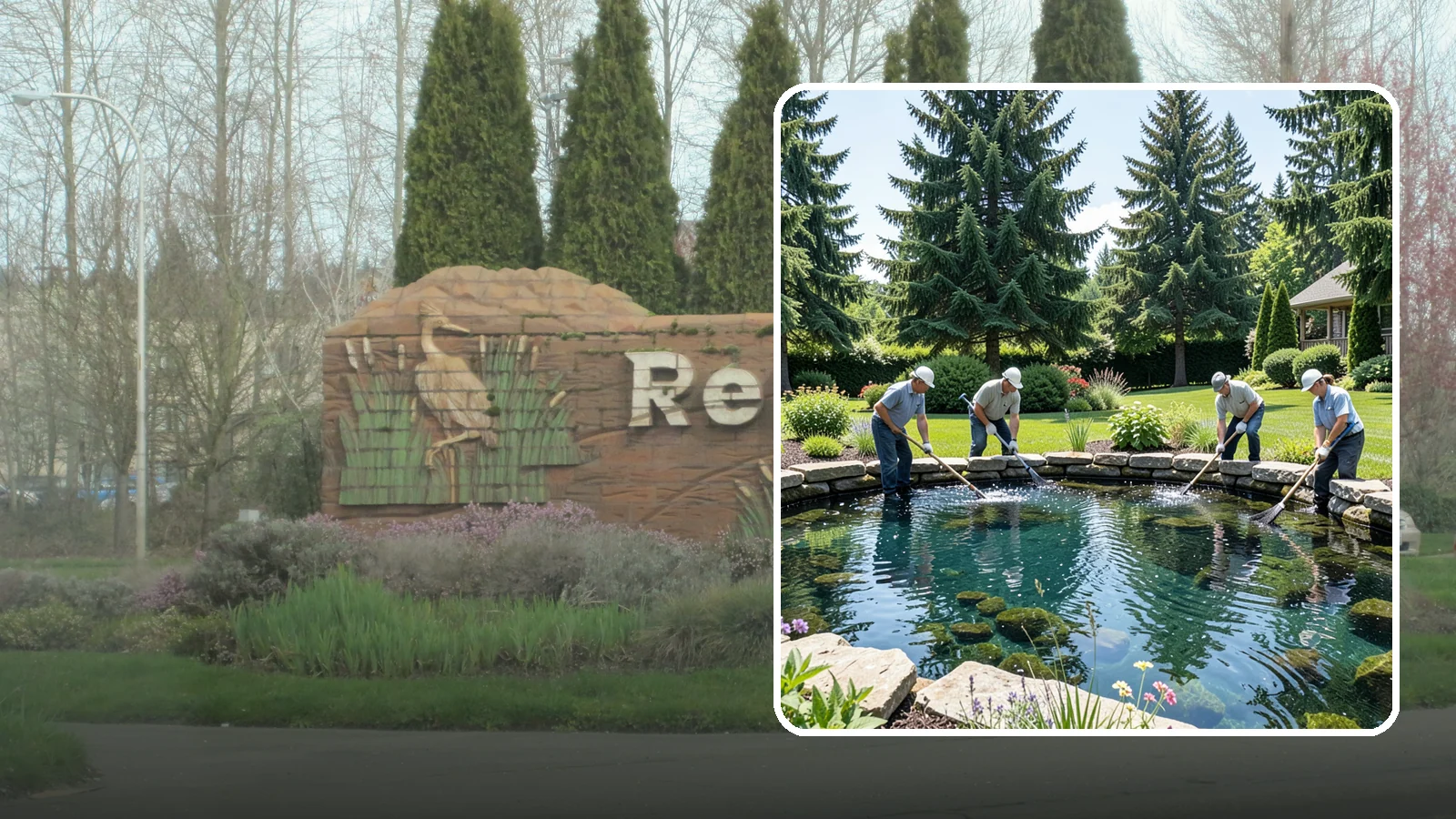 Pond Cleaning in Renton, King County, WA - Deep pond cleanouts that remove muck, algae, and debris to restore clear, healthy water.