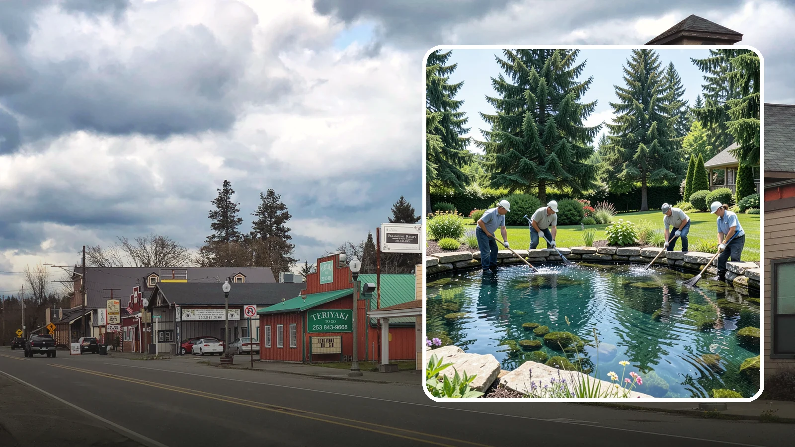Pond Cleaning in Roy, Pierce County, WA - Deep pond cleanouts that remove muck, algae, and debris to restore clear, healthy water.