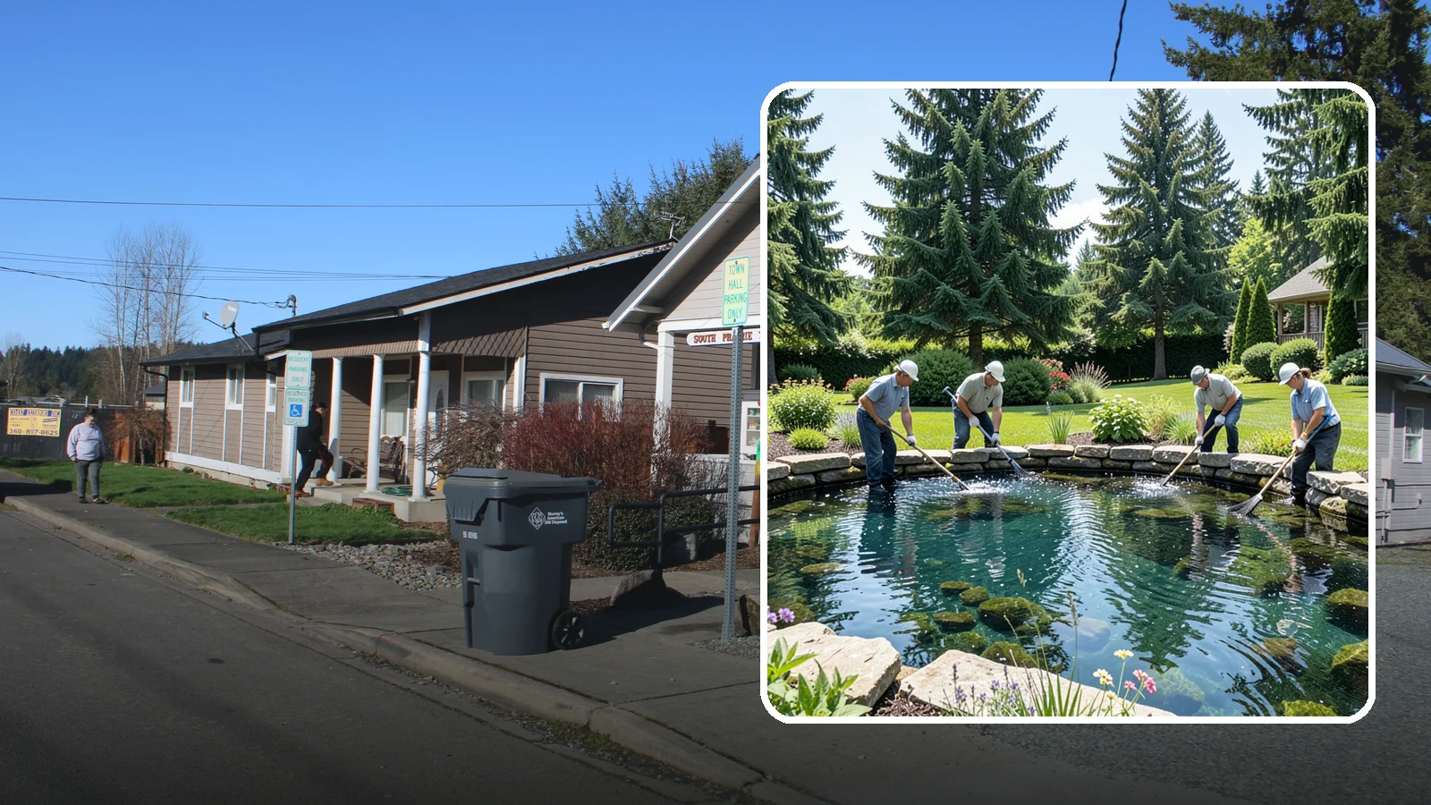Pond Cleaning in South Prairie, Pierce County, WA - Deep pond cleanouts that remove muck, algae, and debris to restore clear, healthy water.