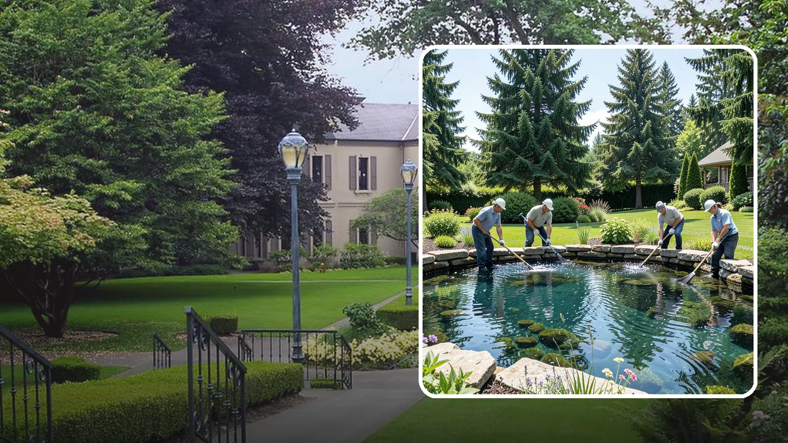 Pond Cleaning in Woodinville, King County, WA - Deep pond cleanouts that remove muck, algae, and debris to restore clear, healthy water.