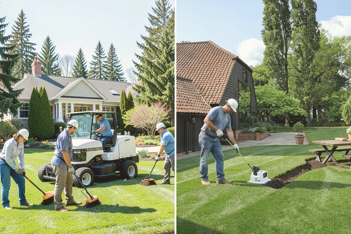 Pond Liner Replacement in Bellevue, King County, WA - Drain the pond and relocate fish and plants