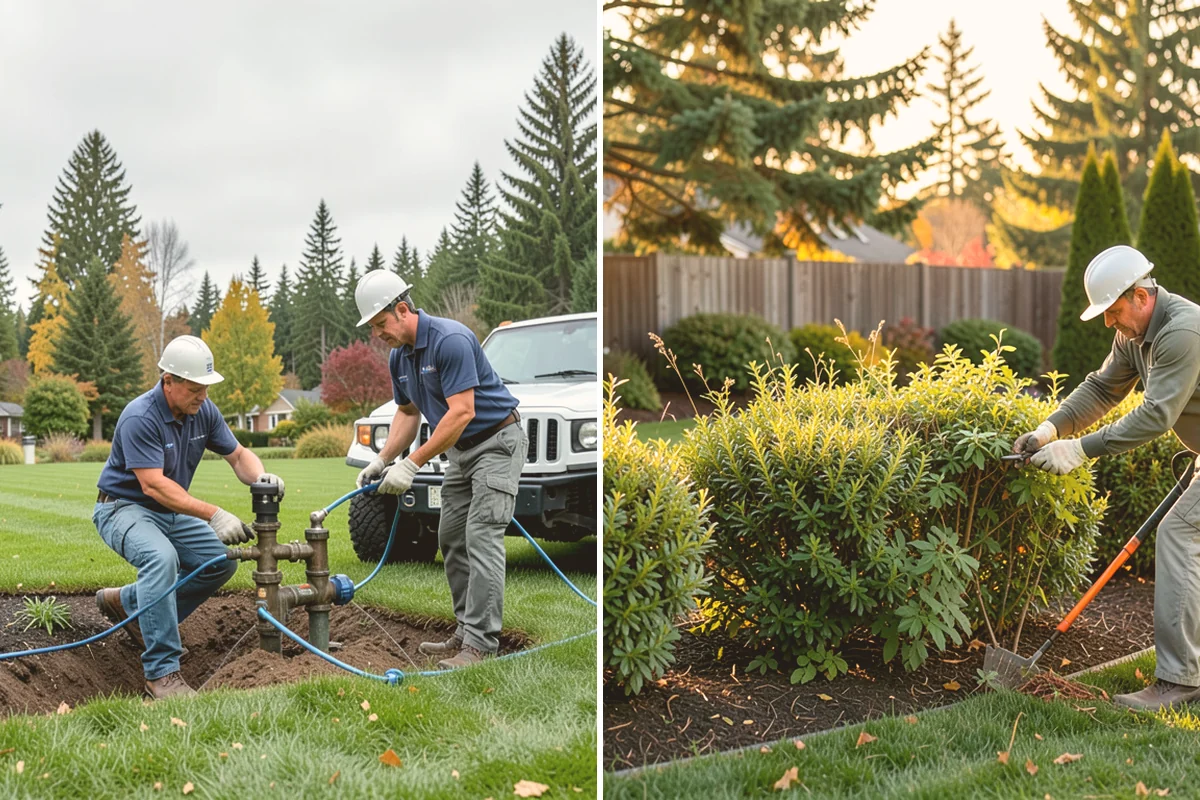 Pond Liner Replacement in Milton, King County, WA - Drain the pond and relocate fish and plants