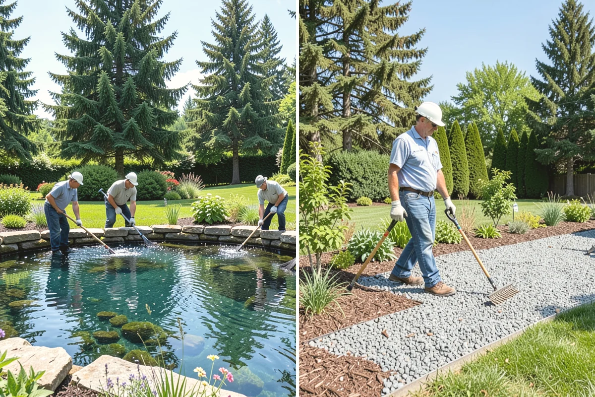 Pond Liner Replacement in Mukilteo, Snohomish County, WA - Drain the pond and relocate fish and plants