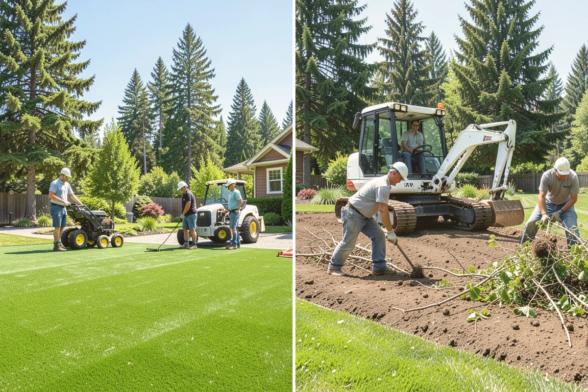 Pond Liner Replacement in Sammamish, King County, WA - Drain the pond and relocate fish and plants