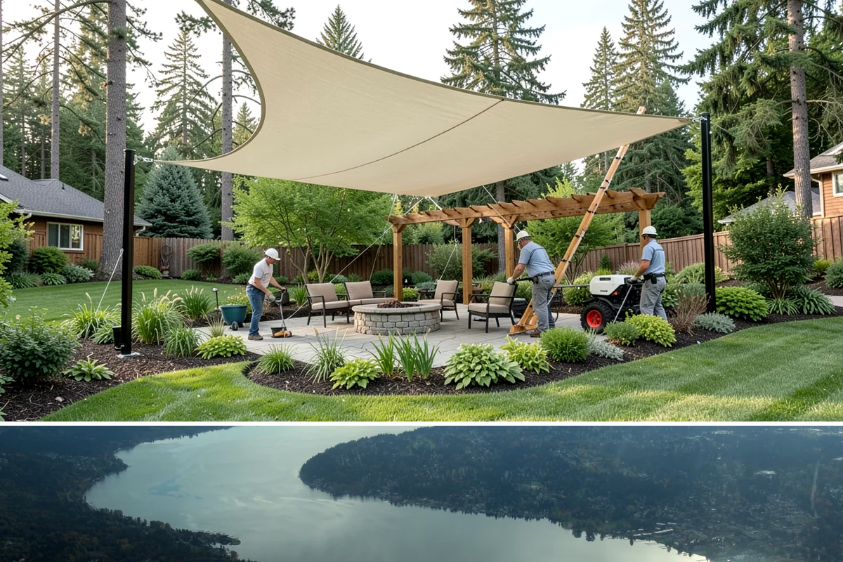 Pond Liner Replacement in Sammamish, King County, WA - Liner replacement is best done in the drier late-spring to early-fall window when the pond can be drained and worked without rain...