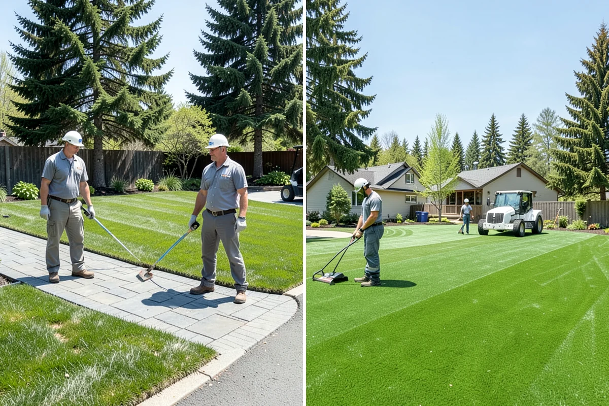 Pond Liner Replacement in Snoqualmie, King County, WA - Drain the pond and relocate fish and plants