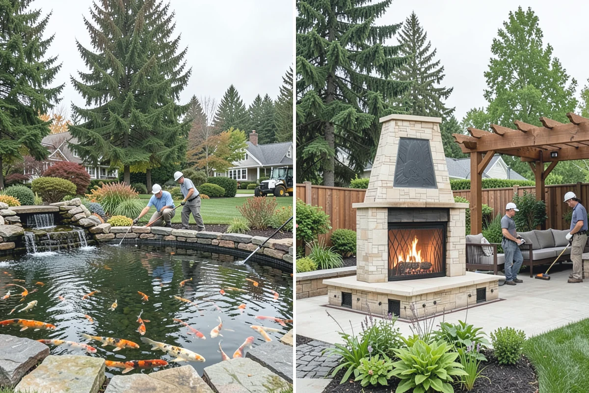 Pond Liner Replacement in Sumner, Pierce County, WA - Drain the pond and relocate fish and plants