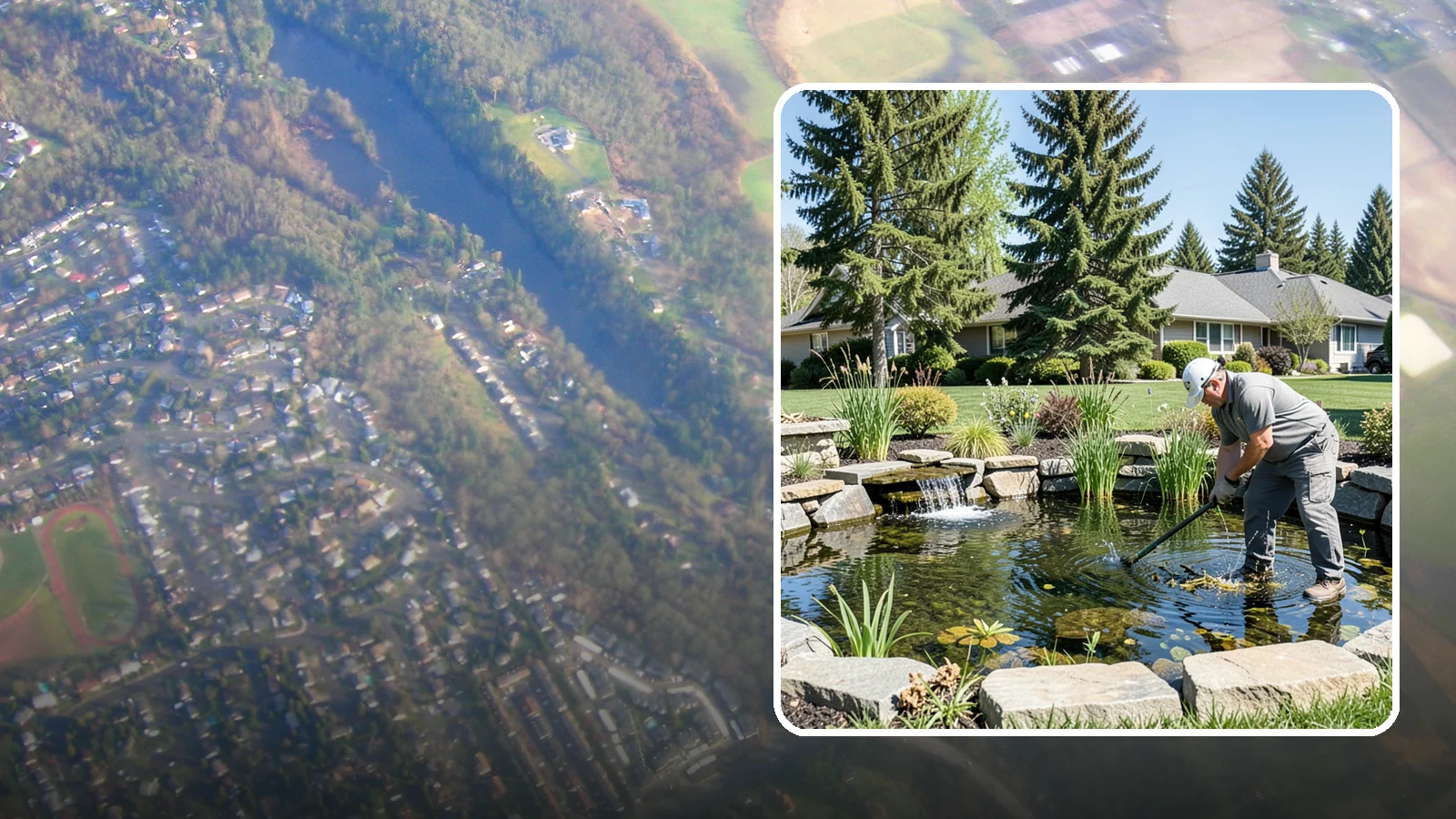 Pond Maintenance in Algona, King County, WA - Ongoing pond maintenance that keeps water clear, features running, and the ecosystem healthy year-round.